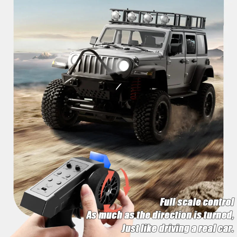 MN128 RC Cars 1:12 Jurassic Dinosaur Edition Herdsman Remote Control Car 4WD Off road Vehicle Model Car Adult Gifts Toys