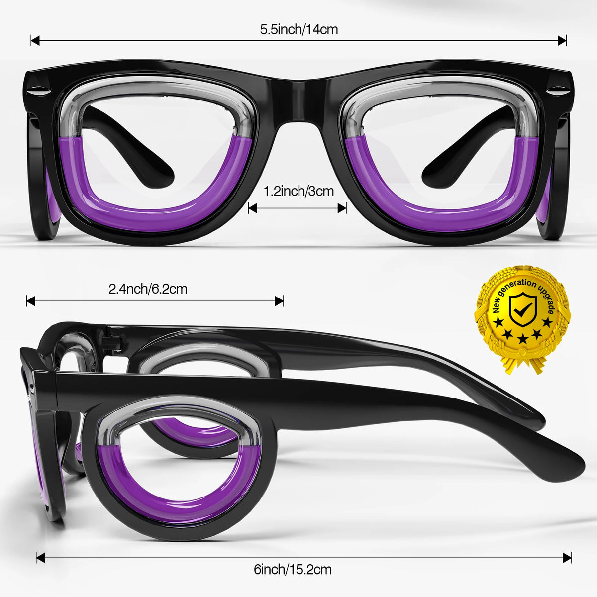 Anti-Motion Sickness Glasses | Ultra-Light Ergonomic Design for Cars/Travel/Cruises | Portable Nausea Relief