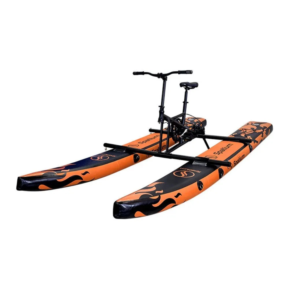 Single Water Bike Inflatable Pedal Boat 3.0 Inflatable Pedal Kayak Pedal Bicycle For Water Sports More Stable And Easy To Drive