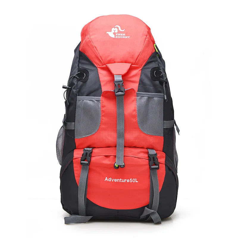 High Quality Brand FREE KNIGHT Outdoor 50L Backpack Double Shoulder Bag Women's Hiking Sports Travel Camping Bag Men's Backpacks