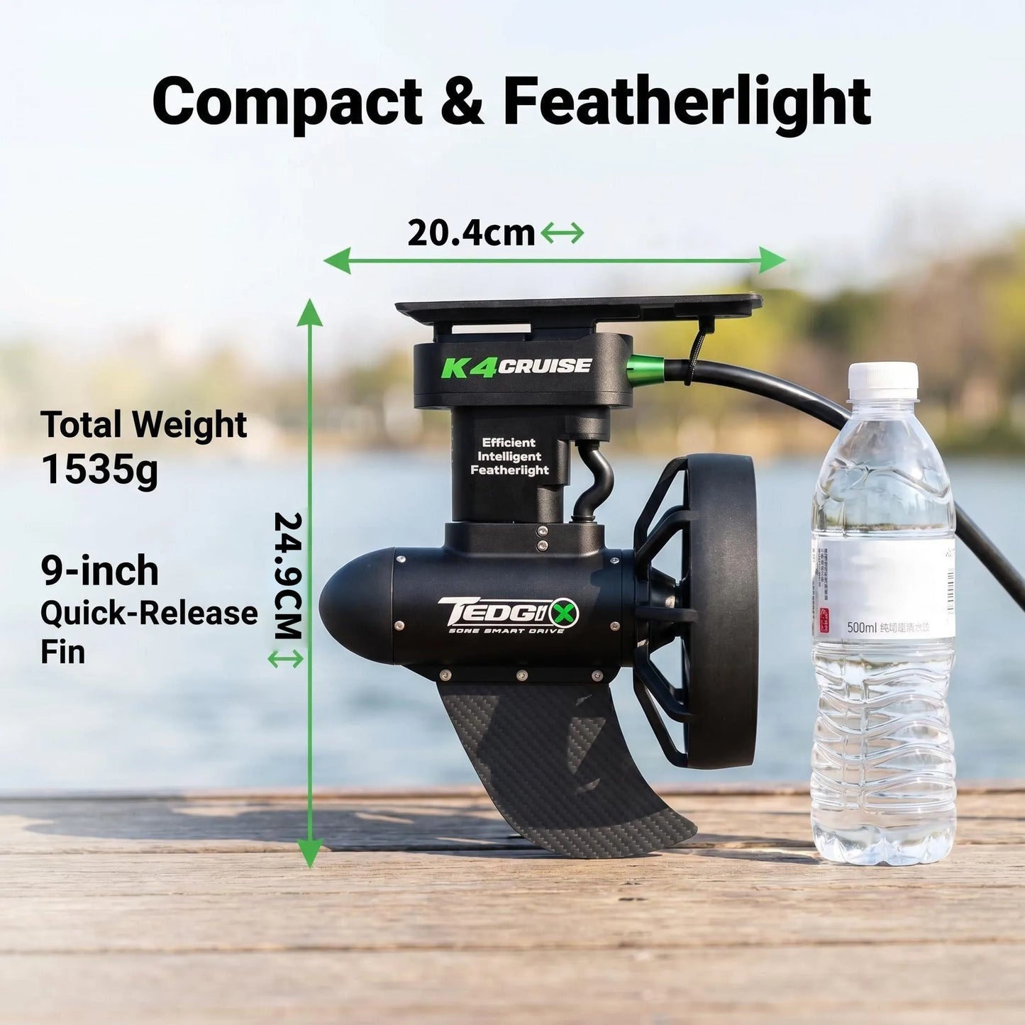 Camolech k4c  40V Watercraft Motor – 9.3kg Lightweight, 5km/h Top Speed & Wireless Bluetooth Control
