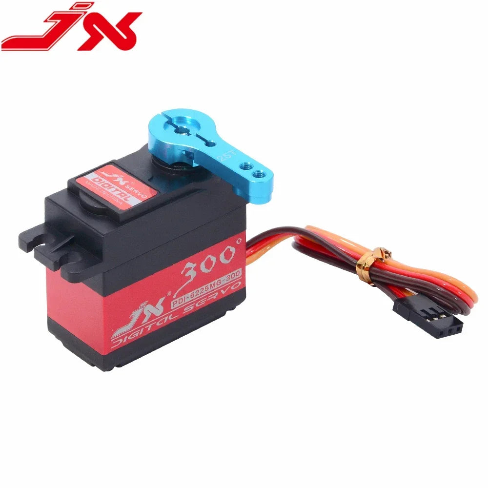 JX PDI-6225MG-300° 300 Degree 62g 25kg 4.8-6V 0.21Sec High Precision Metal Gear Digital Servo for RC Cars Robot Arm Aircraft