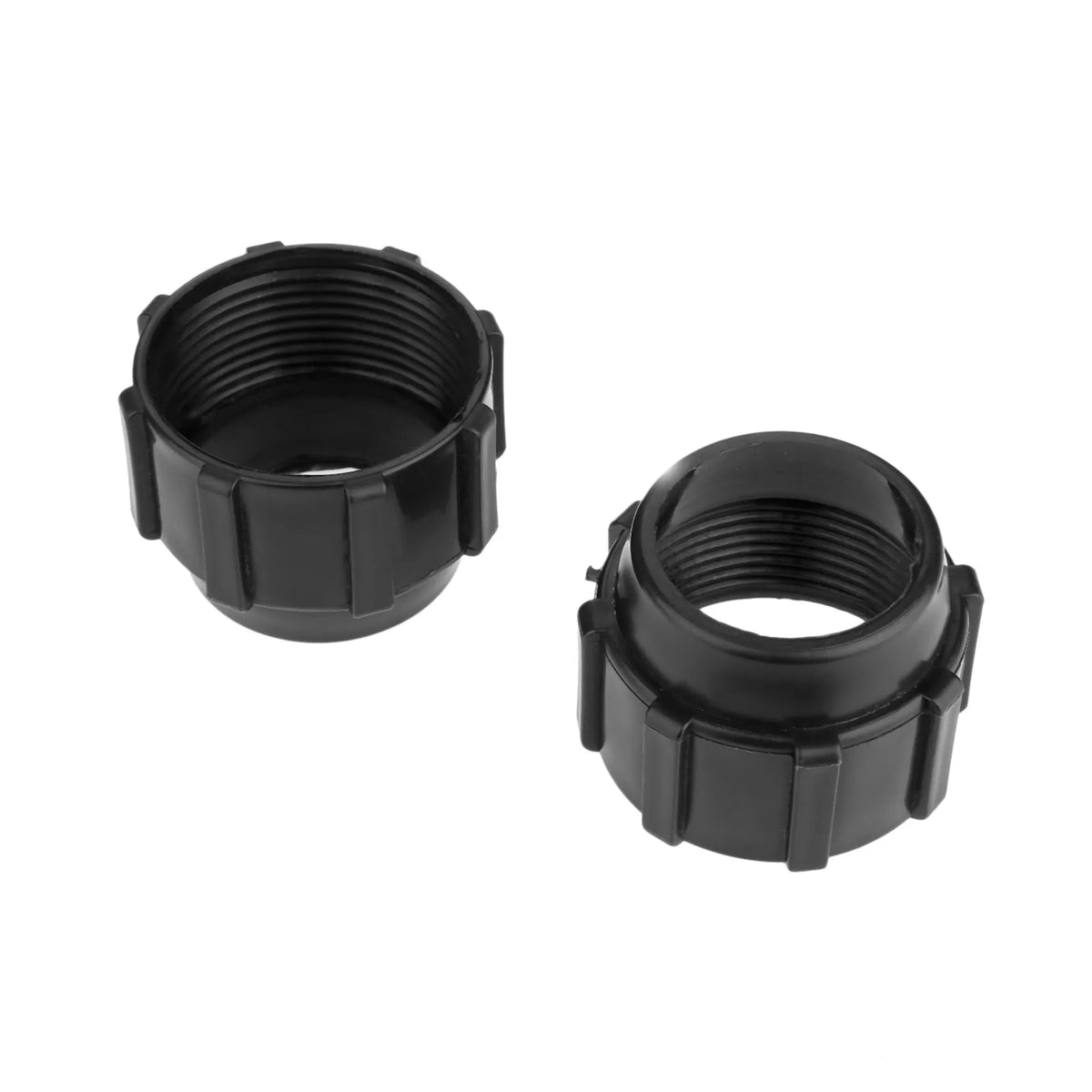 1 Pc Kayak Paddle Boat Oars Canoe Paddles ABS Plastic Connector with Two Threaded Caps Black Boat Accessory