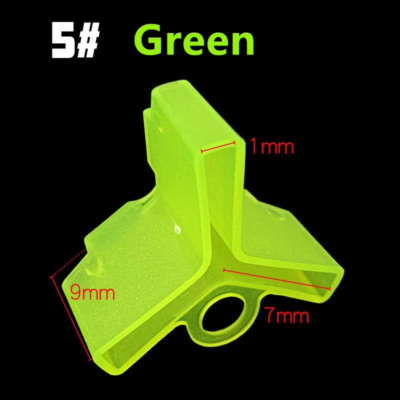 Popular 100-10Pcs Durable Three Hook Protective Cap Fishing Hook Cap Fishing Hook Protection Safety Fishing Gear Accessories