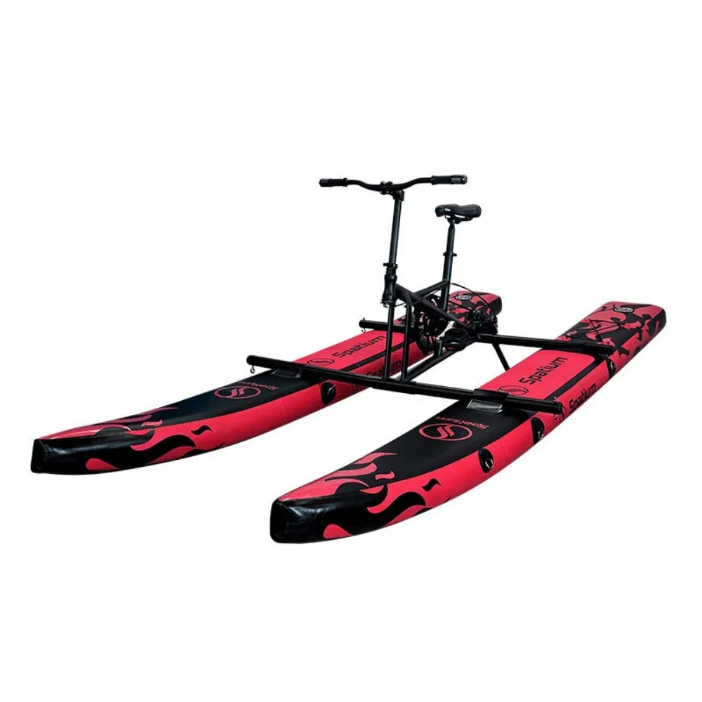 Single Water Bike Inflatable Pedal Boat 3.0 Inflatable Pedal Kayak Pedal Bicycle For Water Sports More Stable And Easy To Drive