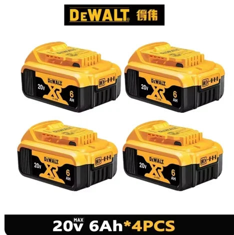 New 100% Original Dewalt 6.0Ah 20V/60V Power Tool Battery DCB206 DCB206 DCB205 DCB200 DCB203 For Dewalt power cordless drill