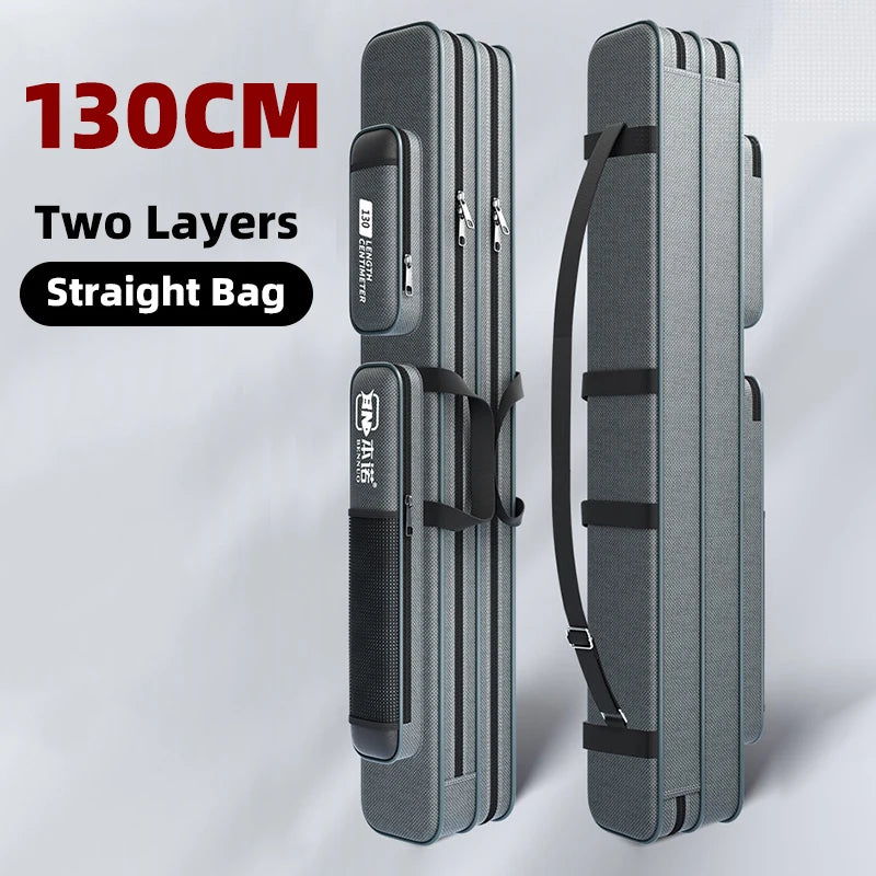 Fishing Rod Bag Fishing Gear Bag 80cm-130cm Multifunctional Rod Bags Double-layer or Three-layer Large Thick Belly Fish Backpack