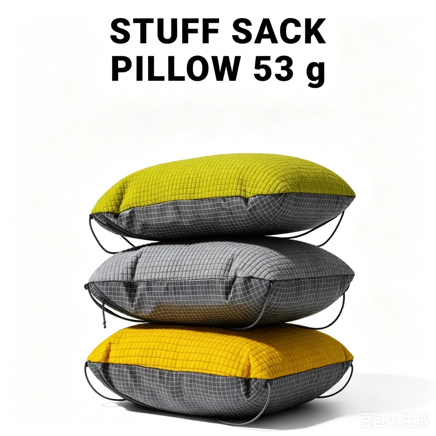 Stuff Sack & Pillow 2-in-1 UHMWPE Multifunctional Outdoor Headrest 53g Ultralight Hikers Camping Dyneema Pillowcase Storage Bag