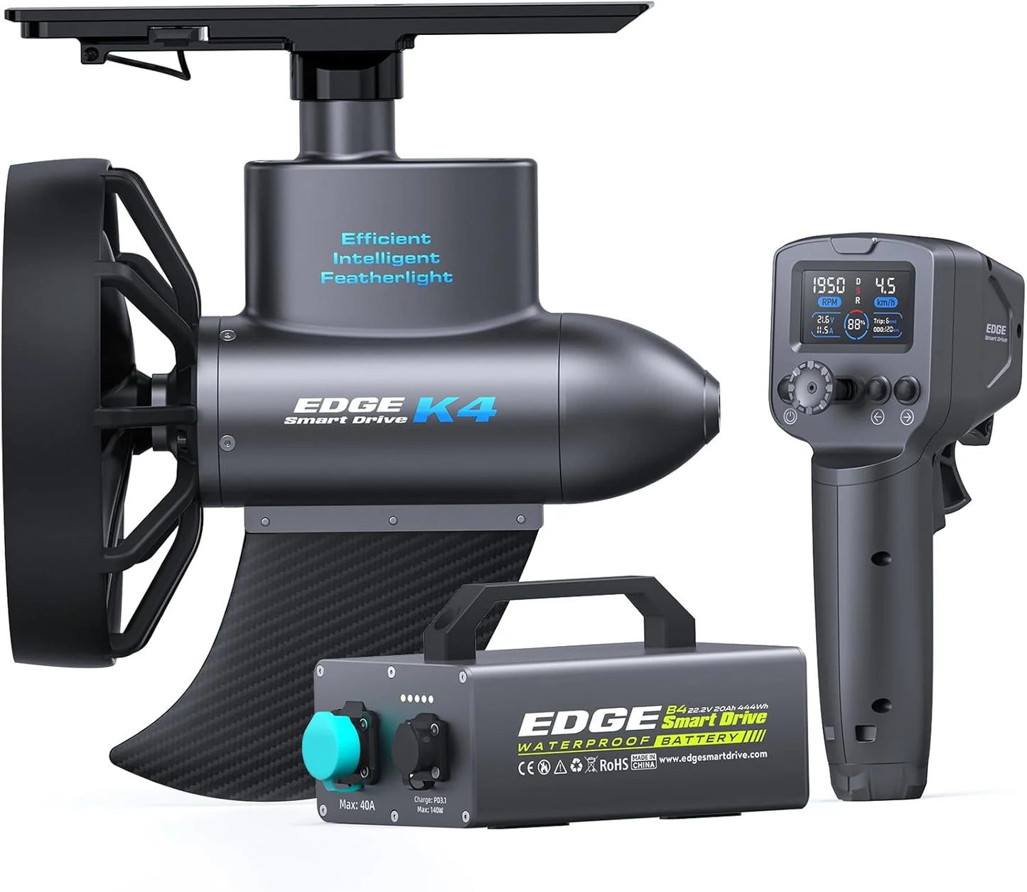 Camolech k4c  40V Watercraft Motor – 9.3kg Lightweight, 5km/h Top Speed & Wireless Bluetooth Control