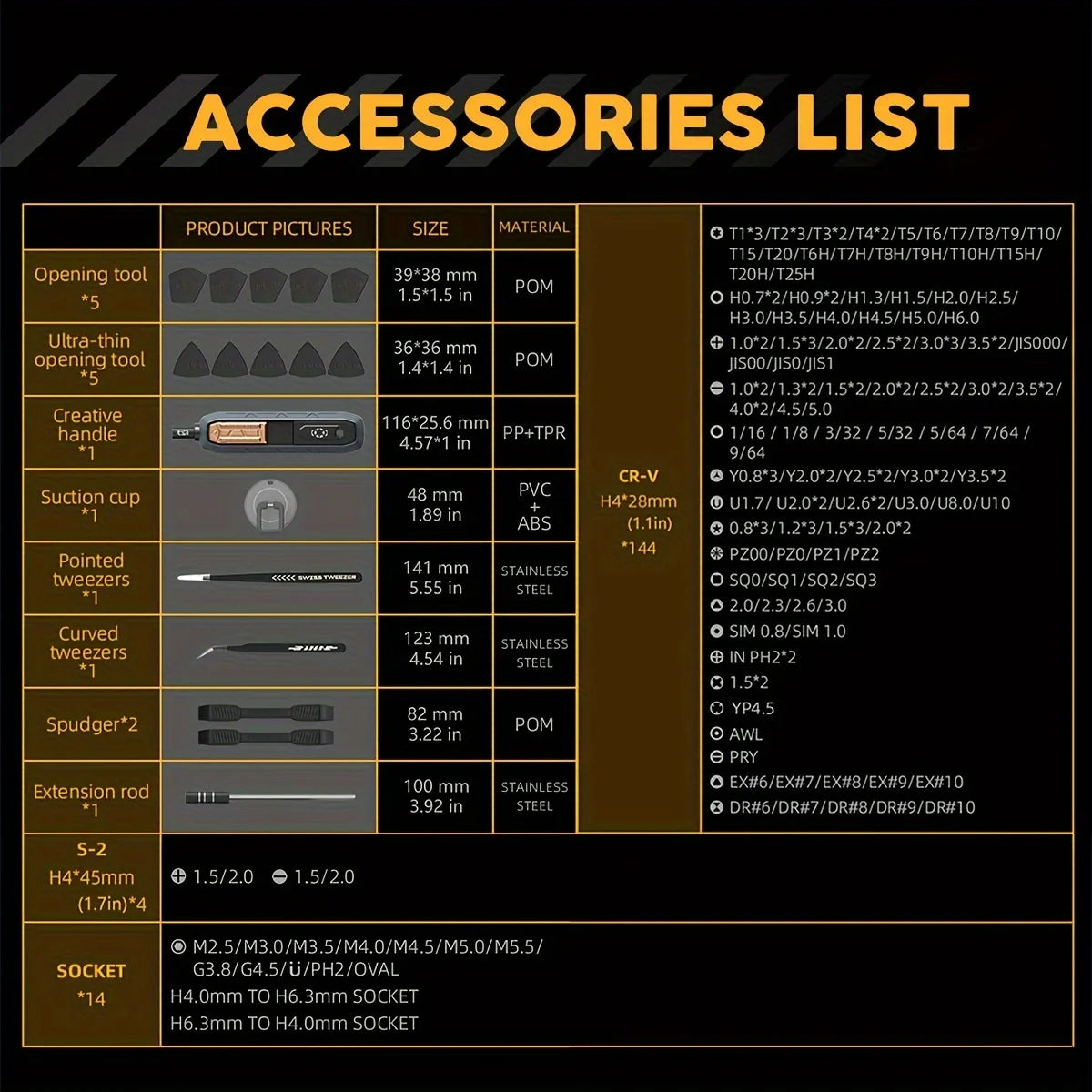 Precision Screwdriver Set, Stylish, Magnetic Repair Kit, Suitable For Laptop, Mobile Phones, Household Appliances, Glasses, Etc.