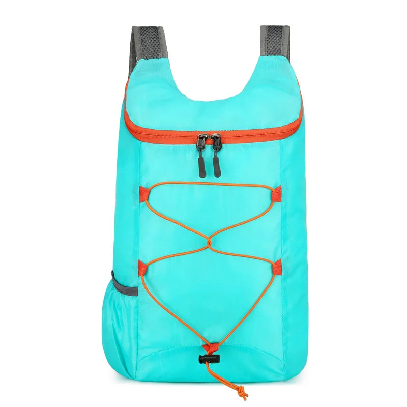 Folding Camping Bag Storage Bag Mountaineering Outdoor Splash proof Backpack Large Capacity Hiking Lightweight Travel Backpack