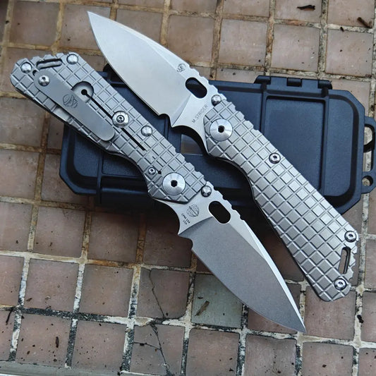 JUFULE 2026 Monkey M.Strider SNG Titanium Handle Cryro VG10 Steel Copper Washers Folding Knife Camping Hunting Outdoor EDC Tool