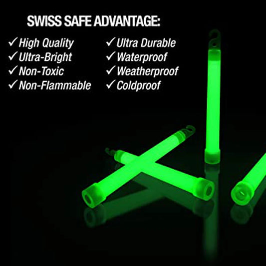 6 Inch Survival Kit Glow Light Sticks Walking and Hiking Camping SOS Gear Outdoor Equipment SOS 15*150mm