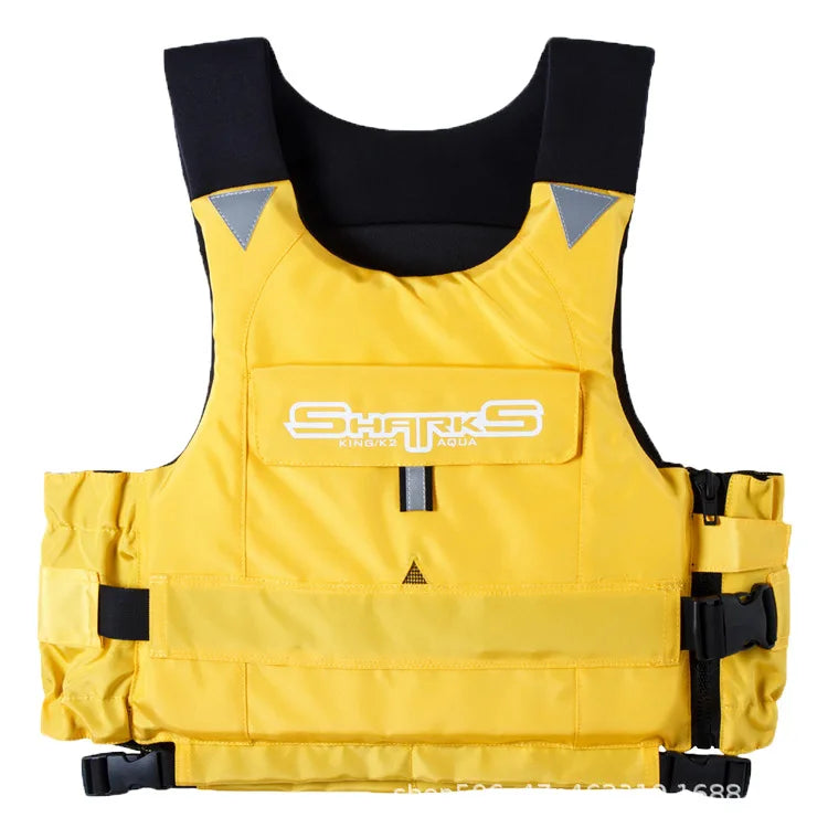Adult Boys Girls Life Jacket Swim 50N Buoyancy Aid Vest Sportwear for Kayak Fishing Watersport, Swimsuit for Surfing Canoeing