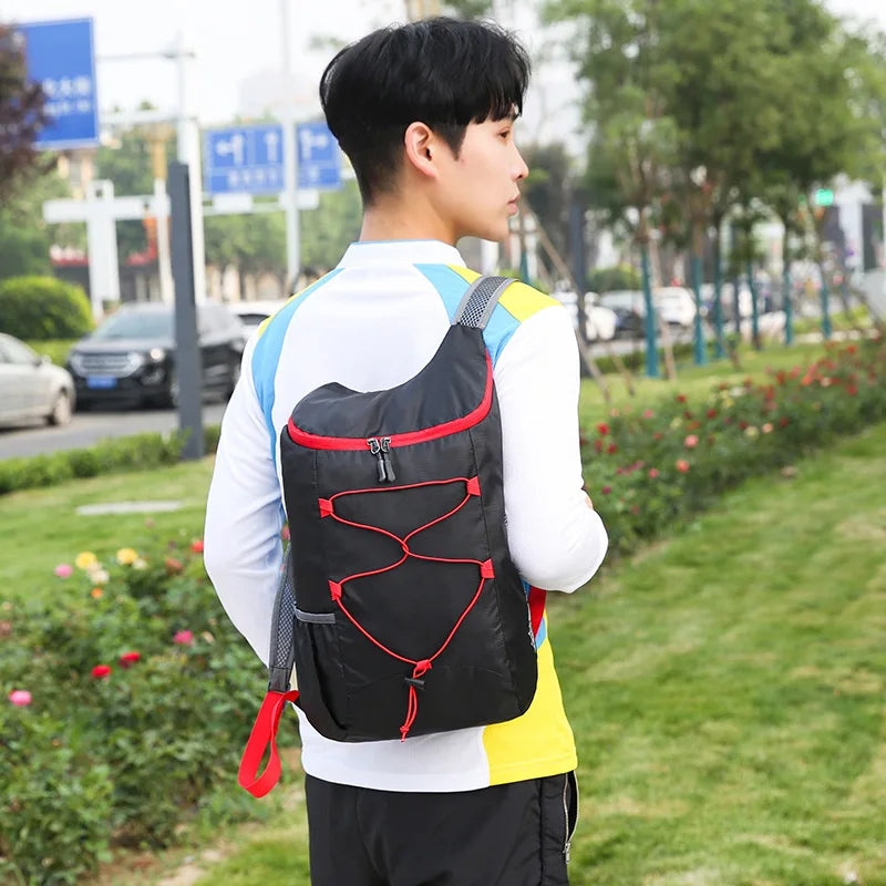 Folding Camping Bag Storage Bag Mountaineering Outdoor Splash proof Backpack Large Capacity Hiking Lightweight Travel Backpack