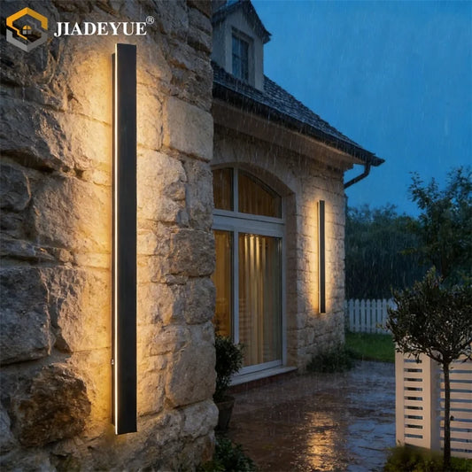 Waterproof LED long wall light ip65 outdoor lighting garden country house balcony light interior wall bedroom living room light
