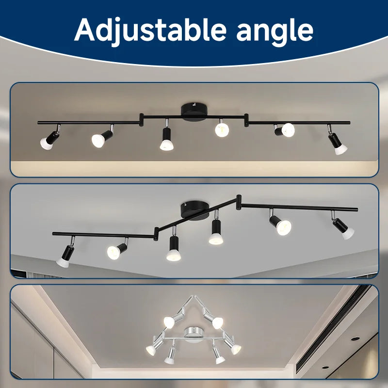 GU10 Modern Led Light Ceiling Lamp Led Ceiling Spotlights Living Room Light Fixture Indoor For Dinning Room Bedroom Kitchen