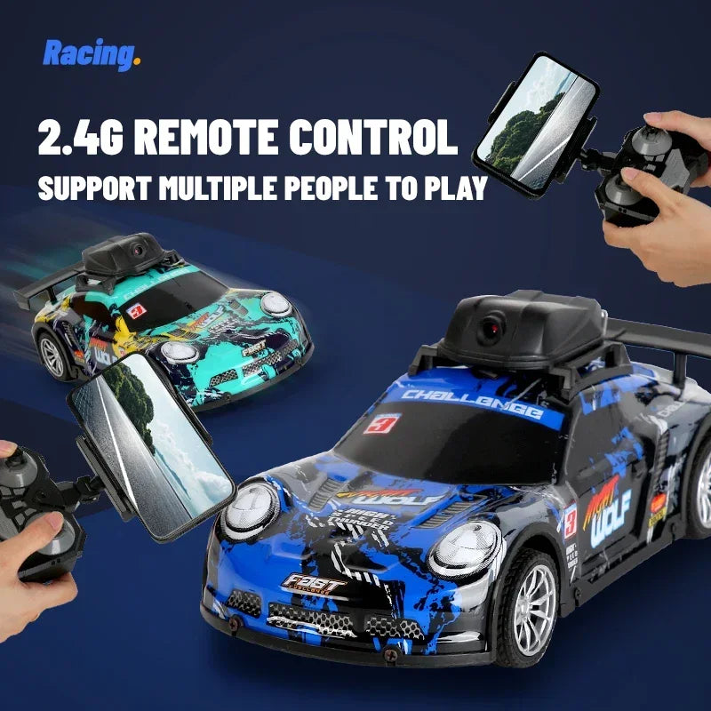 480P Camera RC Cars 2.4G 4CH Remote Control Racing Cars High Speed Radio Controlled Vehicle Car Model Toys Children Kids Gifts