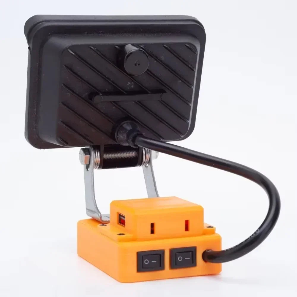 Portable LED Work Light for WORX 20V 4 PIN（WA3551.1/ WA3561 / 3563/3564/3567/3864/3553）Battery with USB Charge Camping Lantern