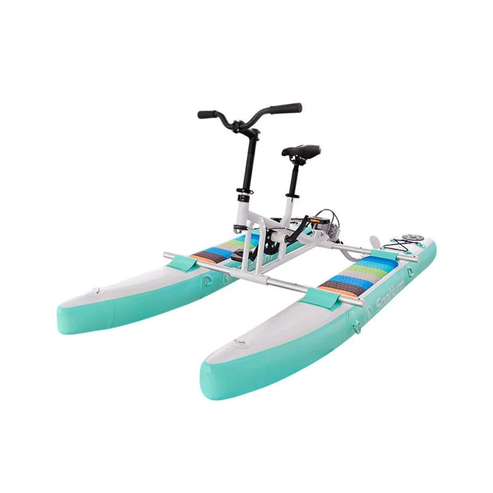 Single Water Bike Inflatable Pedal Boat 3.0 Inflatable Pedal Kayak Pedal Bicycle For Water Sports More Stable And Easy To Drive