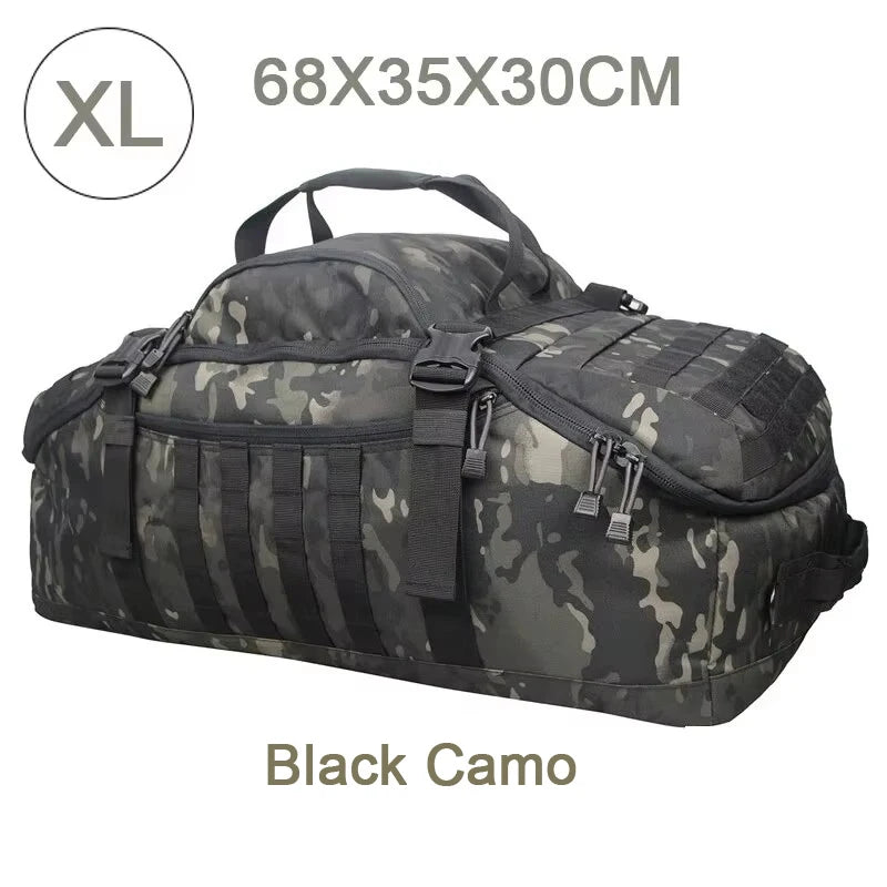 LQARMY 45L 80L Camping Backpacks Men Tactical Backpack Molle Hiking Travel Climbing Rucksack Sports Gym Duffel Bag