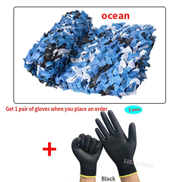 Military camouflage net military uniform camouflage net hunting camouflage net car tent white blue green black jungle