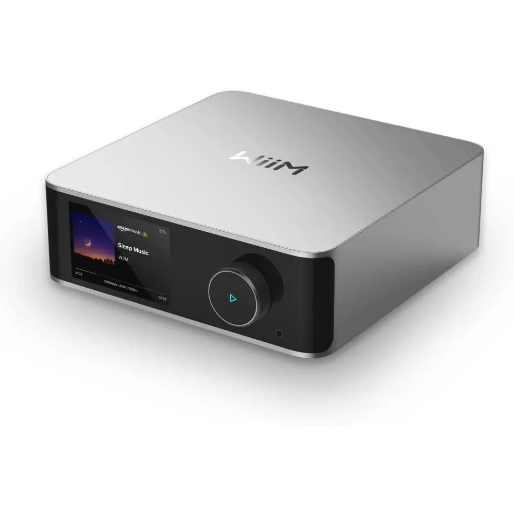 Ultra Music Streamer & Digital Preamp | 3.5" Touchscreen, Compatible Wireless Audio Receivers & Adapters