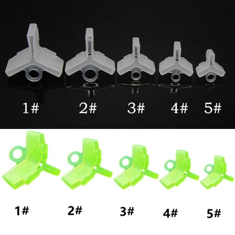 Popular 100-10Pcs Durable Three Hook Protective Cap Fishing Hook Cap Fishing Hook Protection Safety Fishing Gear Accessories