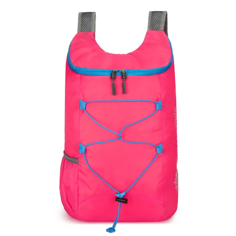 Folding Camping Bag Storage Bag Mountaineering Outdoor Splash proof Backpack Large Capacity Hiking Lightweight Travel Backpack