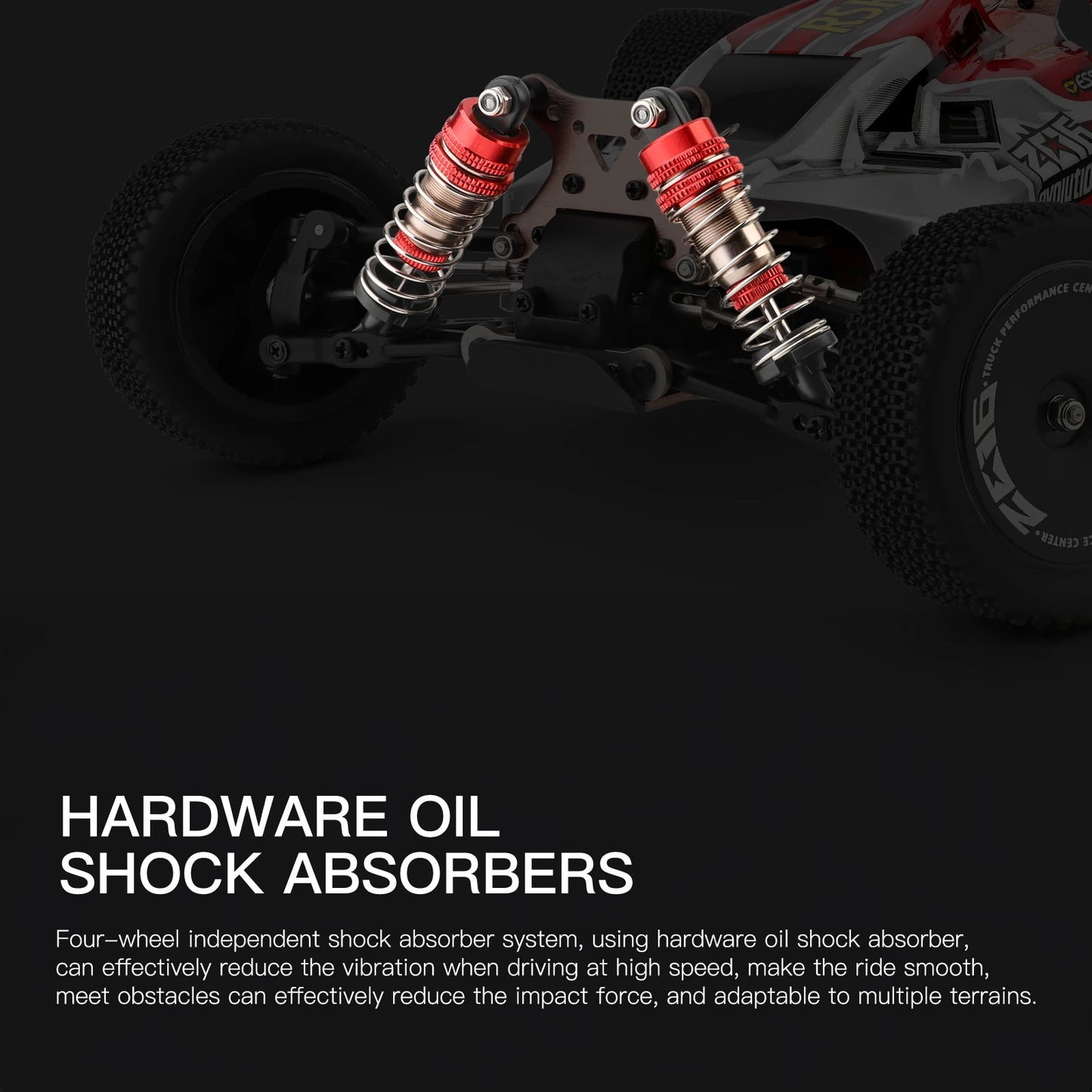 WLtoys 144001 Racing RC Car,1:14 Scale High Speed Remote Control Car, 60Km/h, Suitable for Outdoors and gift