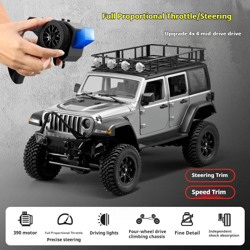 MN128 RC Cars 1:12 Jurassic Dinosaur Edition Herdsman Remote Control Car 4WD Off road Vehicle Model Car Adult Gifts Toys