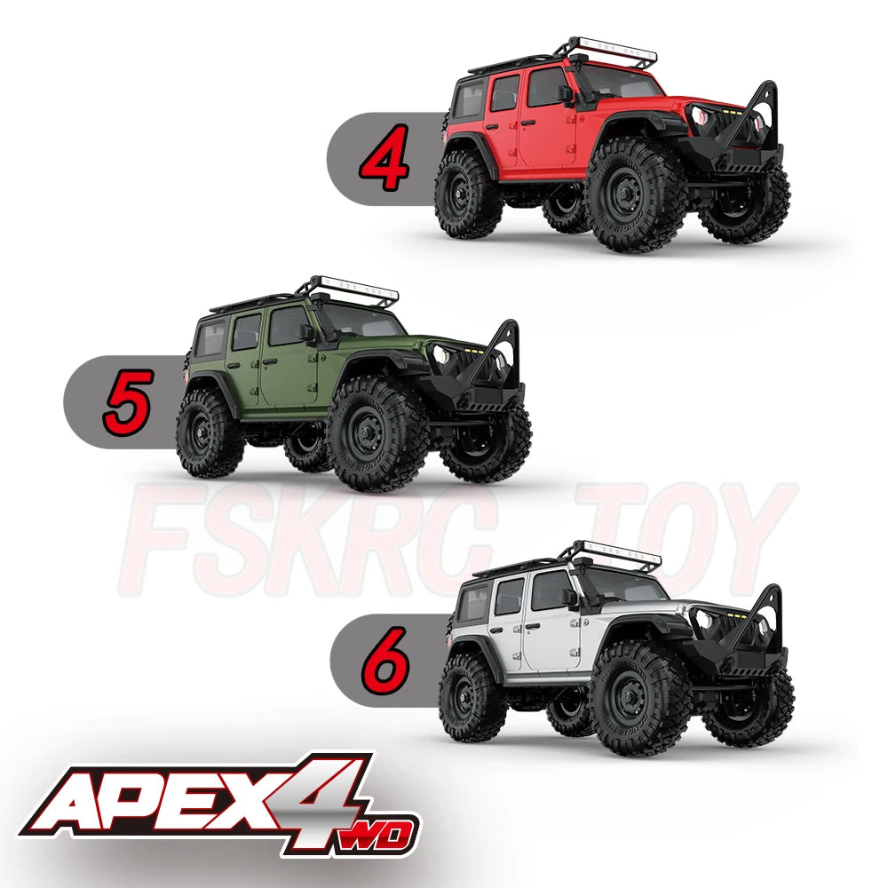 HB R1601 Rc Crawler 1/16 Rc Car 4WD Rtr With Led 2.4g Electric Remote Control Rock Buggy Off-Road Vehicle Rc Cars For Boy Toy