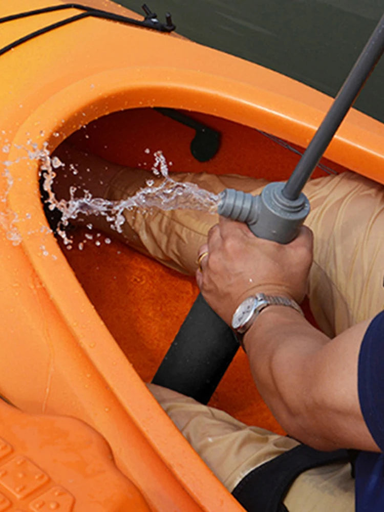 Kayak Manual Water Pump Boat Hand Tool Bilge Pump for Kayaks Rescue Supplies Canoes and Boats Water Sports Accessories