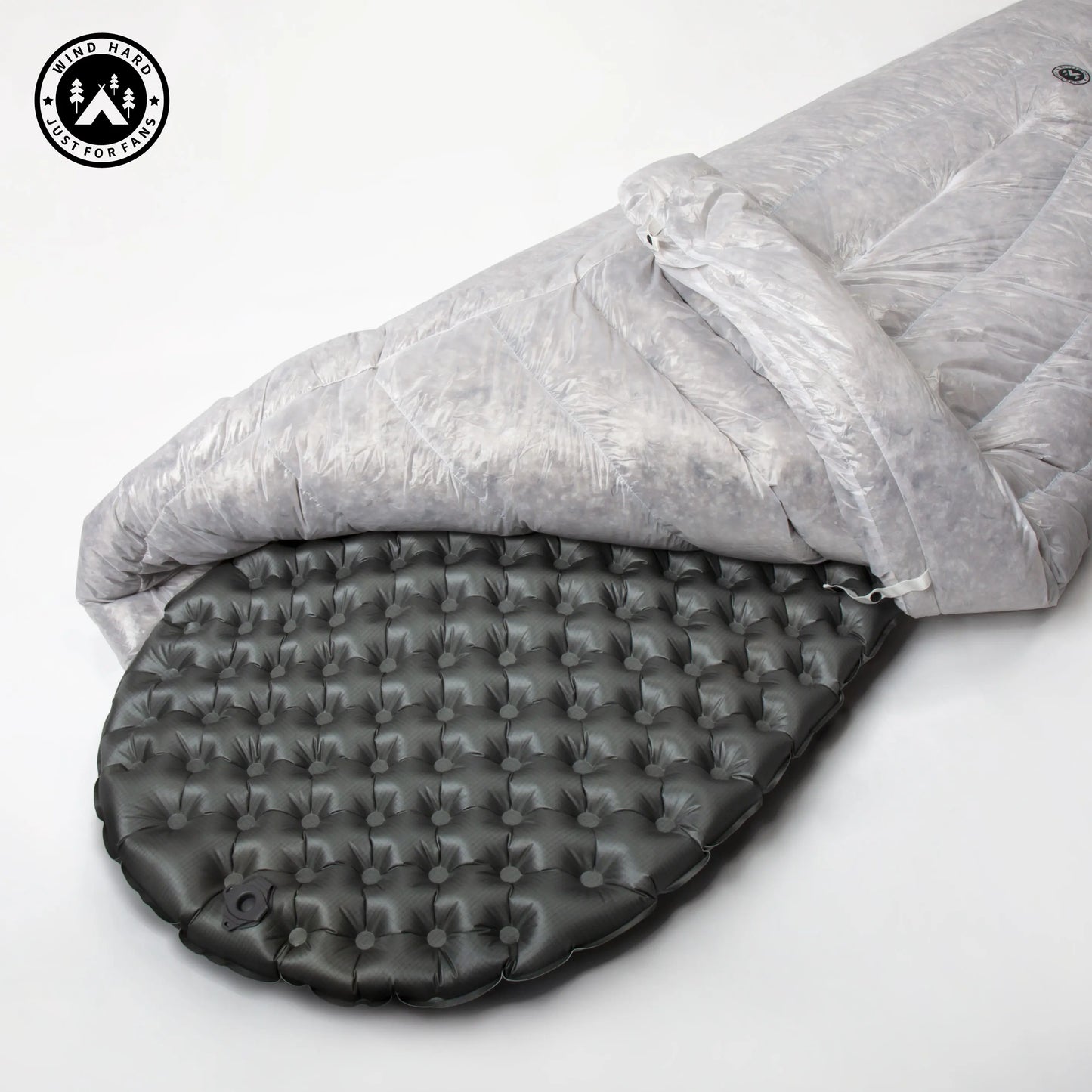 AEGISMAX Wind Hard Tiny Pro 10D 800FP Multifunctional Down Sleeping Bag Quilt,Wearable Ultralight Camping Sleeping Bag Hammock