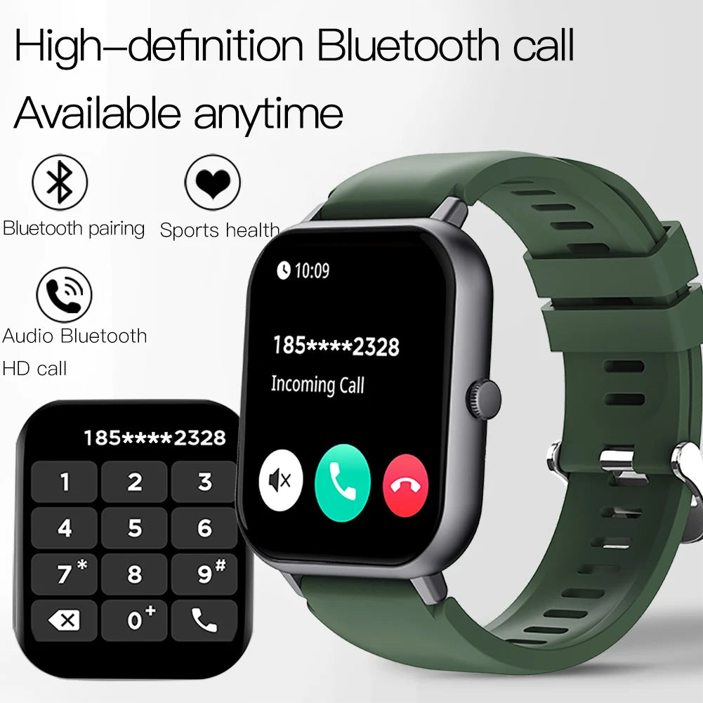 OLEVS 8203 Smart Watch 1.83 Inch Full Touch Screen Bluetooth Call Smartwatch Waterproof  Music Fitness Tracker Sports Smartwatch