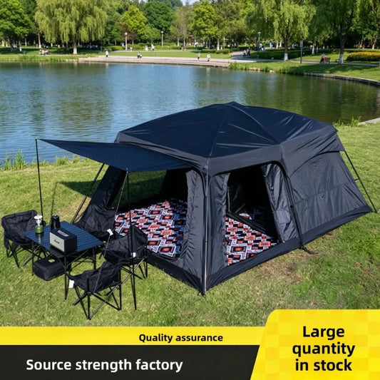 Two Room Tent Family Camping Quick Setup Waterproof Portable Shelter Outdoor Camping Tent Tents Outdoor Camping Ultralight Tent