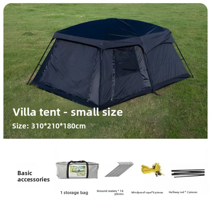 Two Room Tent Family Camping Quick Setup Waterproof Portable Shelter Outdoor Camping Tent Tents Outdoor Camping Ultralight Tent