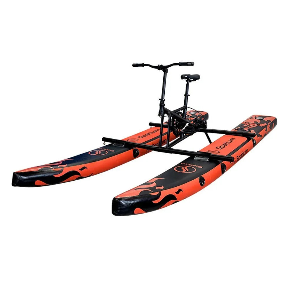 Single Water Bike Inflatable Pedal Boat 3.0 Inflatable Pedal Kayak Pedal Bicycle For Water Sports More Stable And Easy To Drive