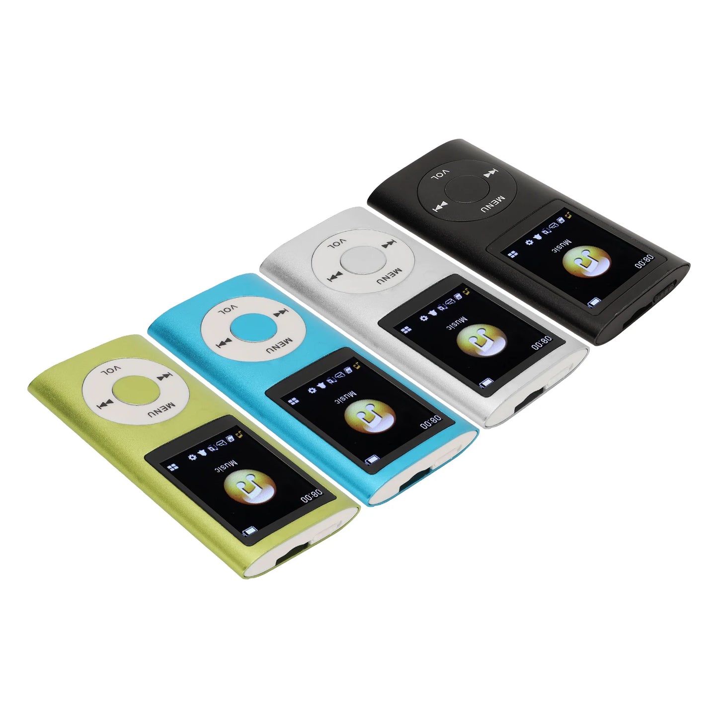 MP3 Player Stylish Multifunctional Lossless Sound Slim 1.8 Inch LCD Screen Portable MP3 Music Player MP3 Player Mini MP3 Player