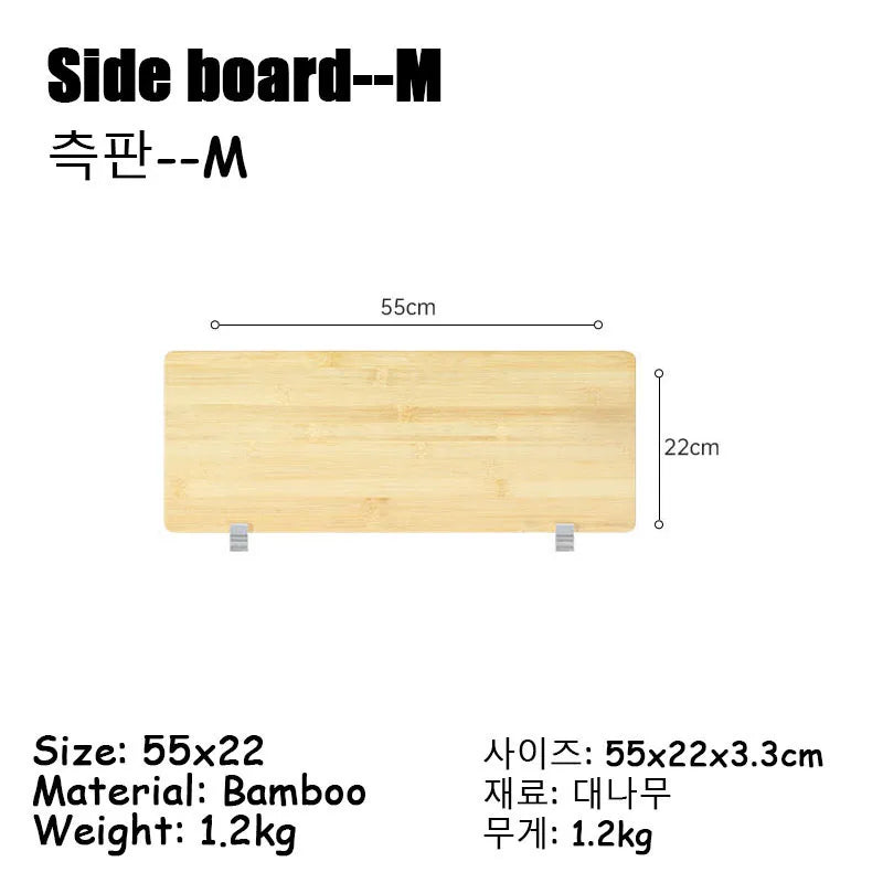 IGT Table Extension Bamboo Plate Camping Portable Board IGT Table Top Picnic Outdoor Kitchen IGT Accessories