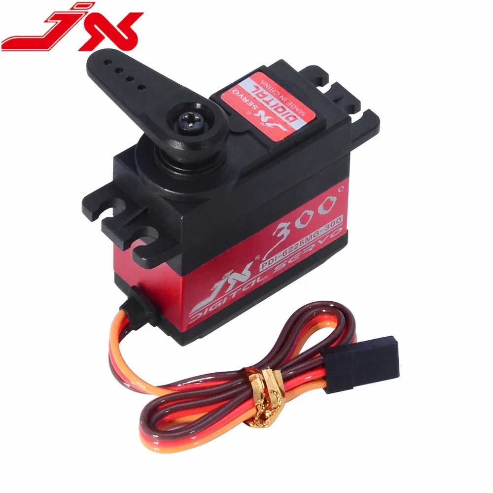 JX PDI-6225MG-300° 300 Degree 62g 25kg 4.8-6V 0.21Sec High Precision Metal Gear Digital Servo for RC Cars Robot Arm Aircraft
