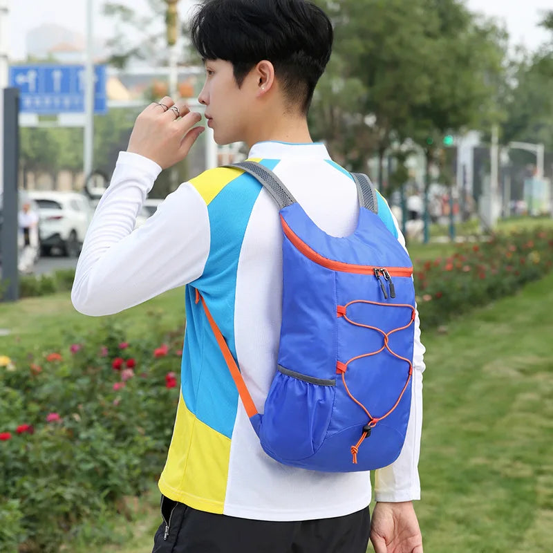 Folding Camping Bag Storage Bag Mountaineering Outdoor Splash proof Backpack Large Capacity Hiking Lightweight Travel Backpack